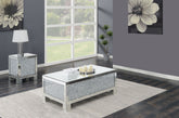 Orleans Furniture - Coaster - Gillian 2-piece Mirrored Coffee and End Table Set Silver - 722498-S2